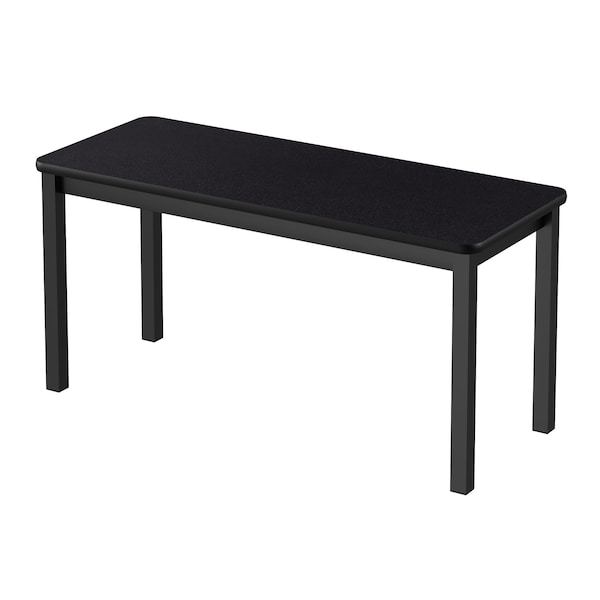 Rectangle Library Table, 29" H, Black Granite